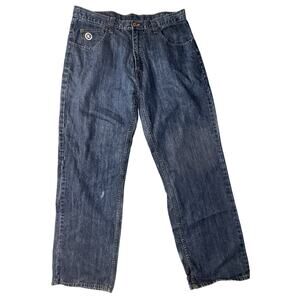 G Unit Denim jeans Mens 36x34 Blue Casual Baggy Y2K Skater Hip‎ Hop